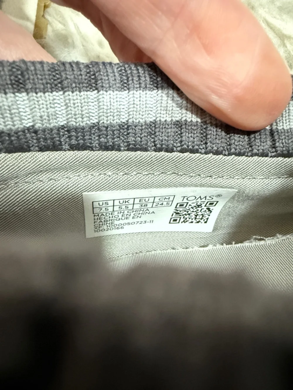 TOMS Women’s RESIDENT 2.0 SNEAKER‎ In Grey Felt Size 7.5